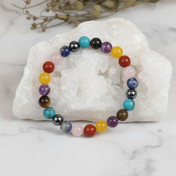 Seven Chakra Healing Bracelet – Balance Energy, Heal Mind-Body-Soul