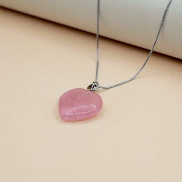 Love Attraction Heart Pendant – Heart Chakra Activation & Emotional Bonding Stone