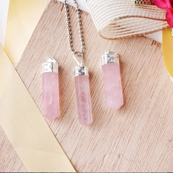 Love Attraction Pencil Pendant – Activate Romance, Heart Chakra & Emotional Bonding