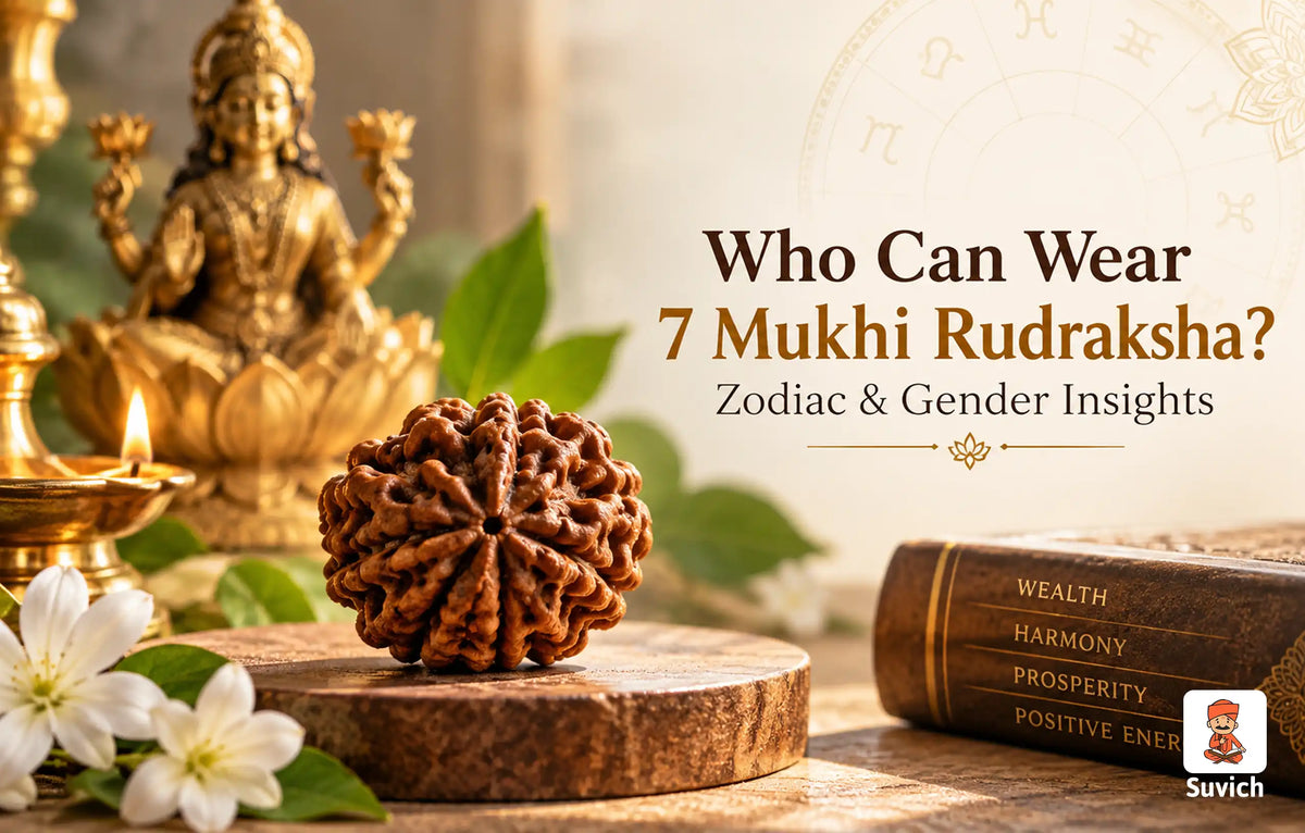 7 Mukhi Rudraksha for prosperity and Vedic astrology