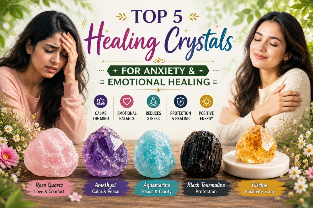 Top 5 Healing Crystals for Anxiety & Emotional Balance
