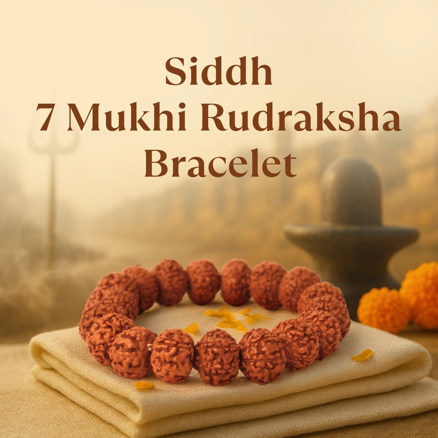 7 Mukhi Rudraksha Bracelet