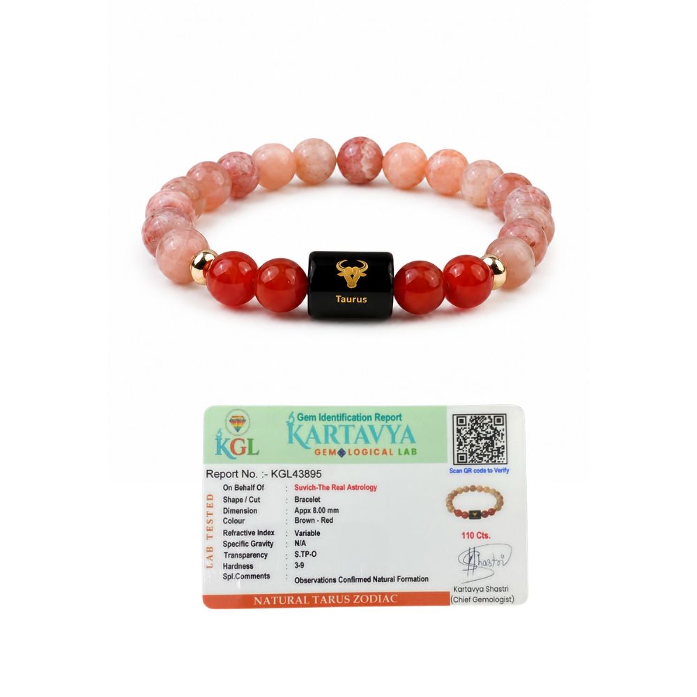 Taurus Zodiac Bracelet – Stability, Strength & Positive Energy