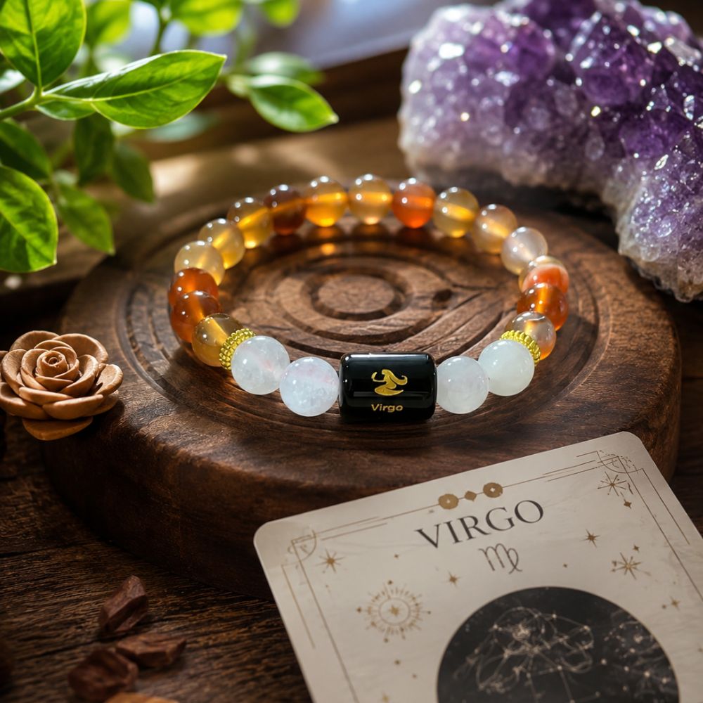 Virgo Zodiac Bracelet – Clarity, Balance & Positive Energy