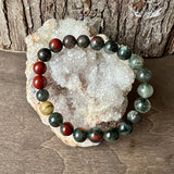 Bloodstone Bracelet – Natural Crystal for Strength, Protection & Positive Energy