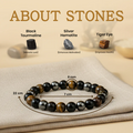 Triple Protection Bracelet – Strength, Balance & Positive Energy