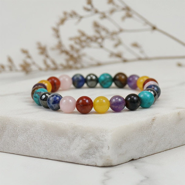 Seven Chakra Healing Bracelet – Balance Energy, Heal Mind-Body-Soul