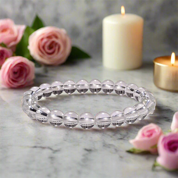 Clear Quartz Master Healer Bracelet – Energy Cleansing & Healing Crystal