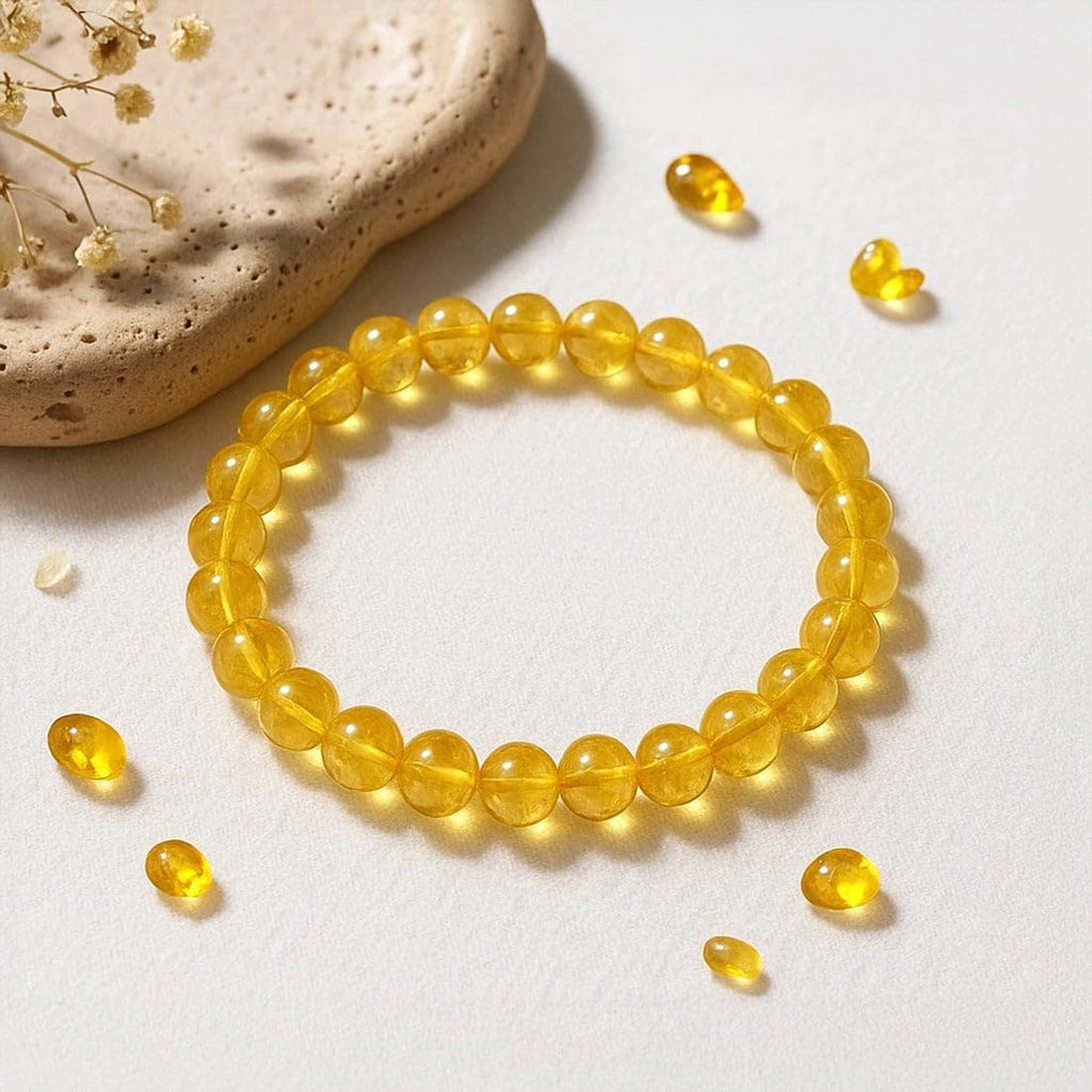 Citrine Bracelet for Wealth, Success & Positive Energy – Original Healing Crystal